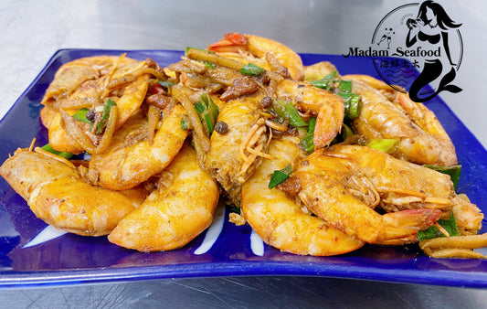 Taiwan Style Sesame Oil Endeavour Prawn【台式麻油虾】(cooked)【Friday Only】