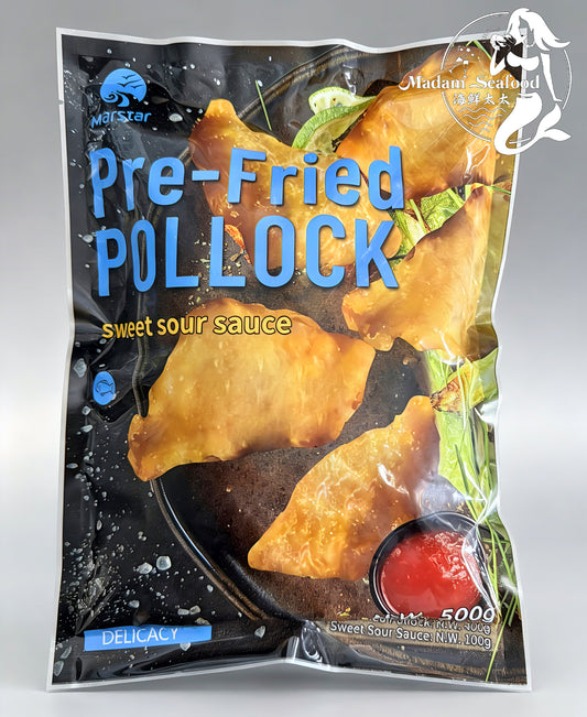 Pre-fried Pollock Bite with Sweet Sour Sauce (frozen)